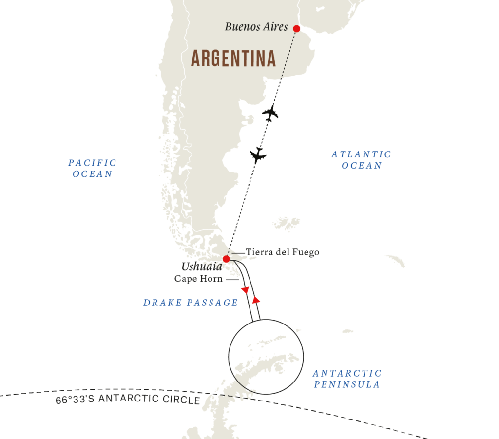 Hurtigruten - Highlights del continente helado 2023 - mapa